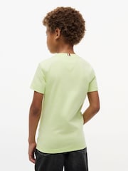 Tommy Hilfiger Green Essential Flag Embroidery Crew Neck T-Shirt - Image 2 of 5