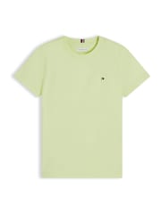 Tommy Hilfiger Green Essential Flag Embroidery Crew Neck T-Shirt - Image 5 of 5