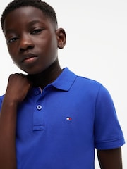Tommy Hilfiger Blue Essential Regular Fit Signature Polo Shirt - Image 2 of 5