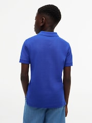 Tommy Hilfiger Blue Essential Regular Fit Signature Polo Shirt - Image 4 of 5