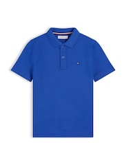 Tommy Hilfiger Blue Essential Regular Fit Signature Polo Shirt - Image 5 of 5
