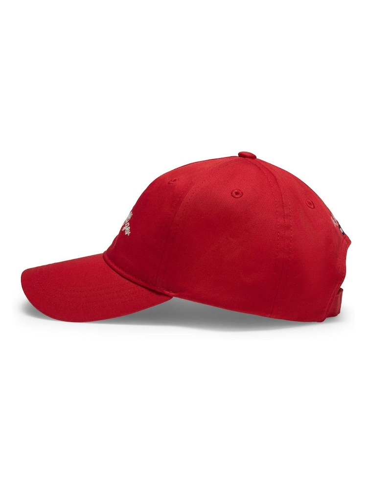 Tommy Hilfiger Red Kids' Logo Embroidery Five-Panel Baseball Cap - Image 3 of 3 Tommy Hilfiger Red Kids' Logo Embroidery Five-Panel Baseball Cap - Image 3 of 3