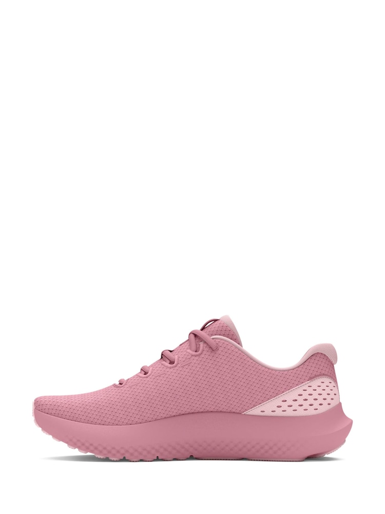 Under Armour Pink Charged Surge Trainers - Image 3 of 6