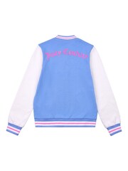 Juicy Couture Blue Bomber Varsity Jacket - Image 2 of 3