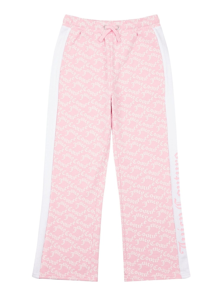 Juicy Couture Girls Pink Loose Joggers - Image 2 of 4 Juicy Couture Girls Pink Loose Joggers - Image 2 of 4