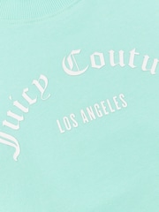Juicy Couture Mädchen Sweatshirt mit Rundhalsausschnitt, Blau - Bild 3 von 3