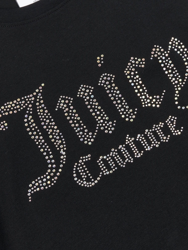 Juicy Couture Diamante Short Sleeve T-Shirt - Image 3 of 3
