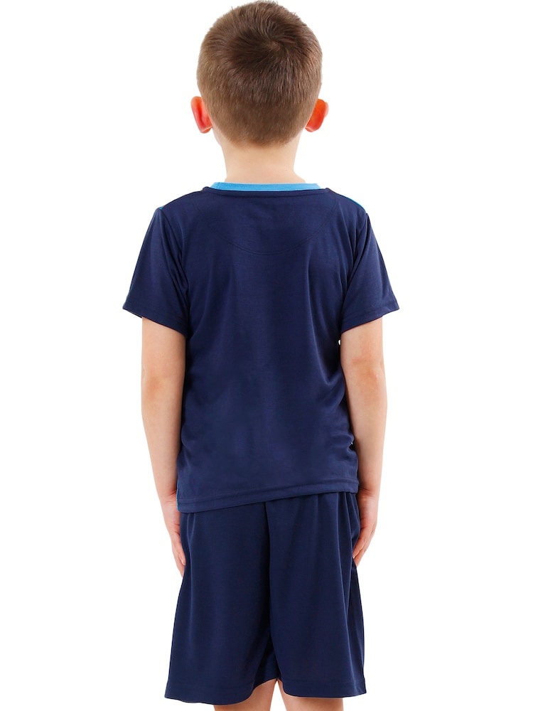 Character Black Captain America Pyjamas Short Bottoms - Image 2 of 7