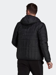 adidas Black Sportswear Itavic 3-Stripes Light Hooded Jacket - Image 3 of 10