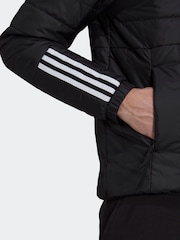 adidas Black Sportswear Itavic 3-Stripes Light Hooded Jacket - Image 8 of 10
