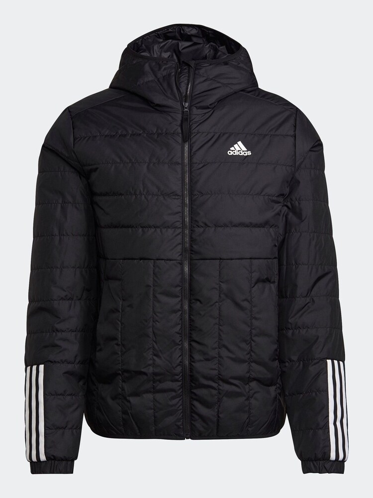 adidas Black Sportswear Itavic 3-Stripes Light Hooded Jacket - Image 10 of 10