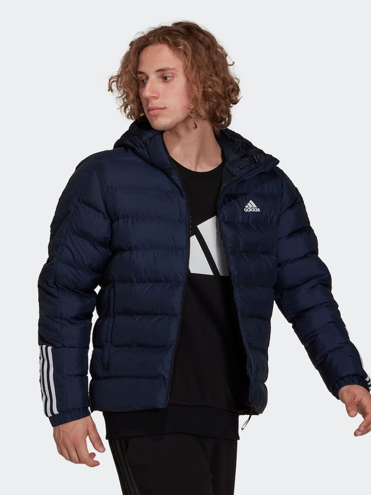 أزرق داكن - سترة بهودي متوسطة الوزن 3 خطوط Itavic من Adidas Terrex​​​​​​​ - Image 3 of 7