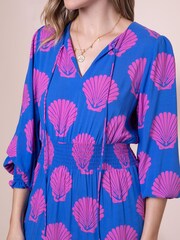 Anorak Blue Shells EcoVero Lily Maxi Dress - Image 4 of 5