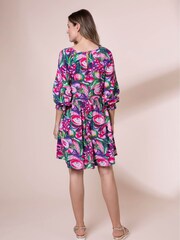 Anorak Purple Cut Fruit EcoVero Laurie Mini Dress - Image 2 of 4