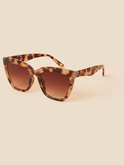 Accessorize Brown Chunky Cateye Sunglasses - Image 2 of 2