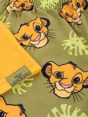 Character Yellow Lion King Simba Post Aop Sports Pyjamas - Image 8 of 8