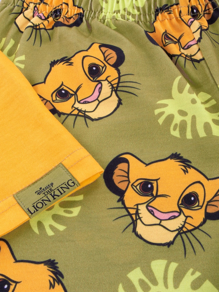 Character Yellow Lion King Simba Post Aop Sports Pyjamas - Image 8 of 8 Character Yellow Lion King Simba Post Aop Sports Pyjamas - Image 8 of 8