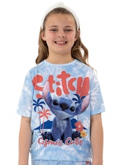 Character Blue Lilo & Stitch Movie Pyjamas Tie day Cosmisc - Image 2 of 12