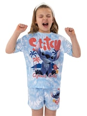Character Blue Lilo & Stitch Movie Pyjamas Tie day Cosmisc - Image 5 of 12