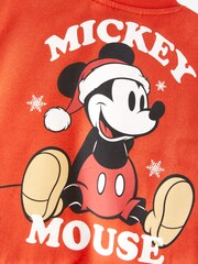 Red Mickey Mouse Christmas Jersey Sweatshirt (3mths-8yrs) - Image 7 of 8
