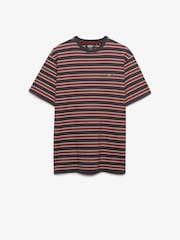 SUPERDRY Red Oversized Stripe T-Shirt - Image 6 of 8