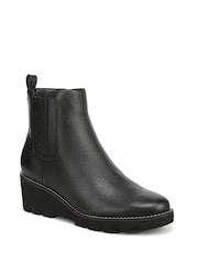 Vionic Black Aria 2.0 Wide Fit Arch Support Ankle Boots - Image 2 of 7