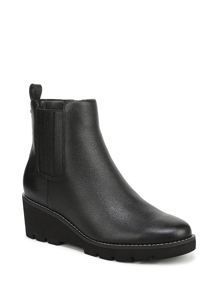 Vionic Black Aria 2.0 Wide Fit Arch Support Ankle Boots - Image 2 of 7 Vionic Black Aria 2.0 Wide Fit Arch Support Ankle Boots - Image 2 of 7