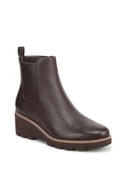 Vionic Brown Aria 2.0 Wide Fit Arch Support Ankle Boots - Image 3 of 7