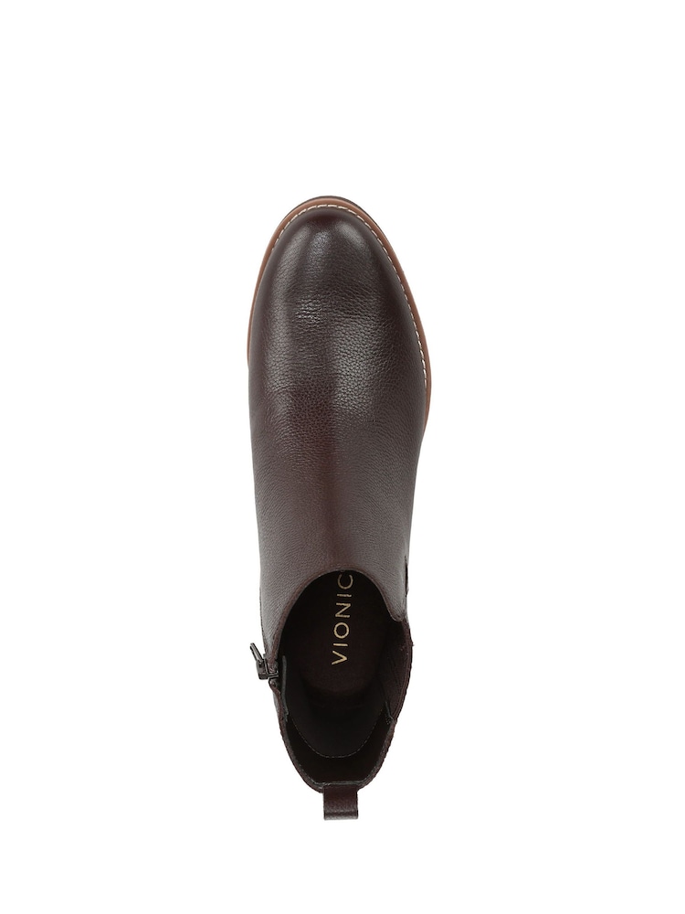 Vionic Brown Aria 2.0 Wide Fit Arch Support Ankle Boots - Image 7 of 7 Vionic Brown Aria 2.0 Wide Fit Arch Support Ankle Boots - Image 7 of 7