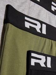 River Island Green Branded Waistband Boxers 5 Pack - Image 4 of 4