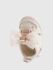 River Island White Floral Plimsoles - Image 3 of 5