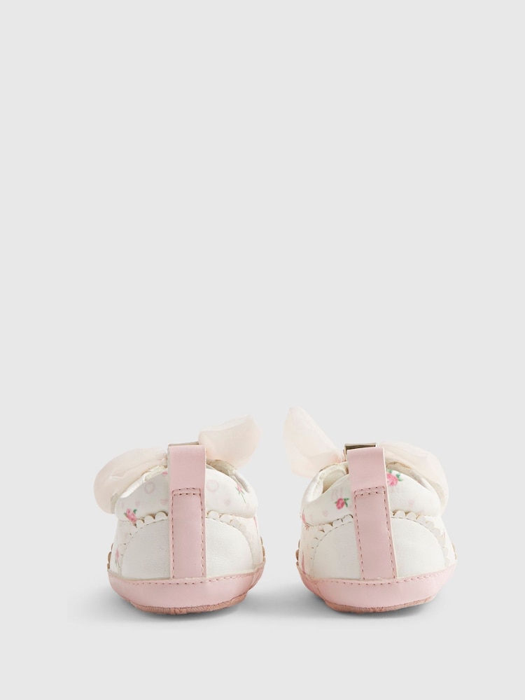 River Island White Floral Plimsoles - Image 5 of 5 River Island White Floral Plimsoles - Image 5 of 5