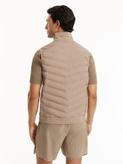 beige - Reiss Hybrid Gilet Reiss | Castore Hybrid Quilted Gilet - 10суретінің 7 суреті