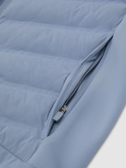 Көк - Reiss Hybrid Jacket Reiss | Castore Hybrid Quilted Jacket - 11суретінің 10 суреті