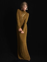 Atelier Necklace-Detail Jersey Maxi Dress - Imagen 1 de 7