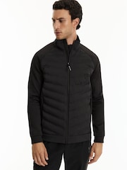 Қара - Reiss Hybrid Jacket Reiss | Castore Hybrid Quilted Jacket - 9суретінің 1 суреті