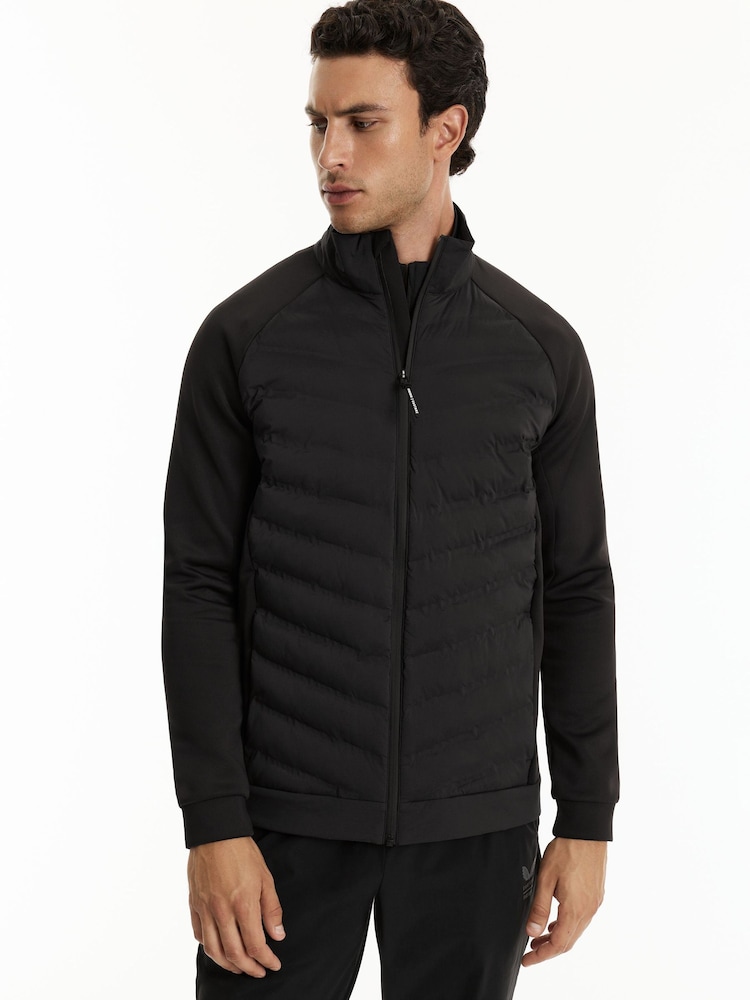 Қара - Reiss Hybrid Jacket Reiss | Castore Hybrid Quilted Jacket - 9суретінің 1 суреті