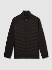 Қара - Reiss Hybrid Jacket Reiss | Castore Hybrid Quilted Jacket - 9суретінің 2 суреті