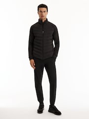 Қара - Reiss Hybrid Jacket Reiss | Castore Hybrid Quilted Jacket - 9суретінің 3 суреті