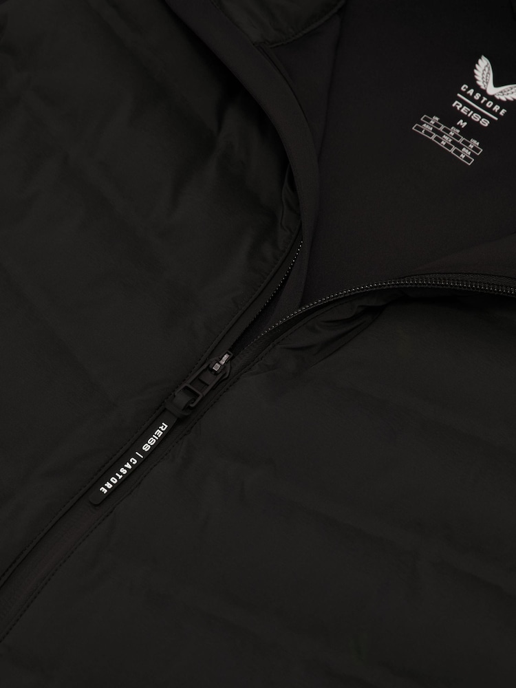 Қара - Reiss Hybrid Jacket Reiss | Castore Hybrid Quilted Jacket - 9суретінің 9 суреті