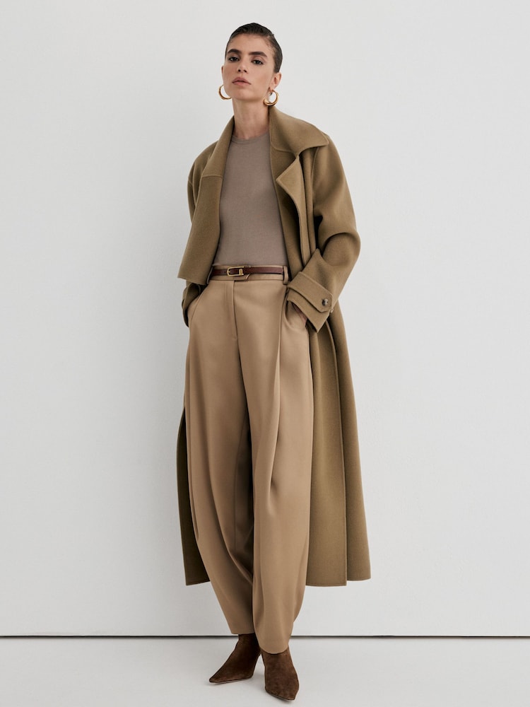 Atelier Satin Barrel-Leg Trousers - Imaginea 1 din 7 Atelier Satin Barrel-Leg Trousers - Imaginea 1 din 7