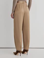 Atelier Satin Barrel-Leg Trousers - Imaginea 6 din 7