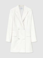 Reiss Annie Velvet Peak-Lapel Tuxedo Mini Dress - صورة 2 من 9