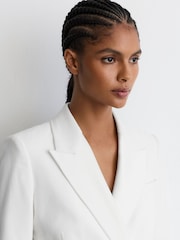 Reiss Annie Velvet Peak-Lapel Tuxedo Mini Dress - صورة 5 من 9