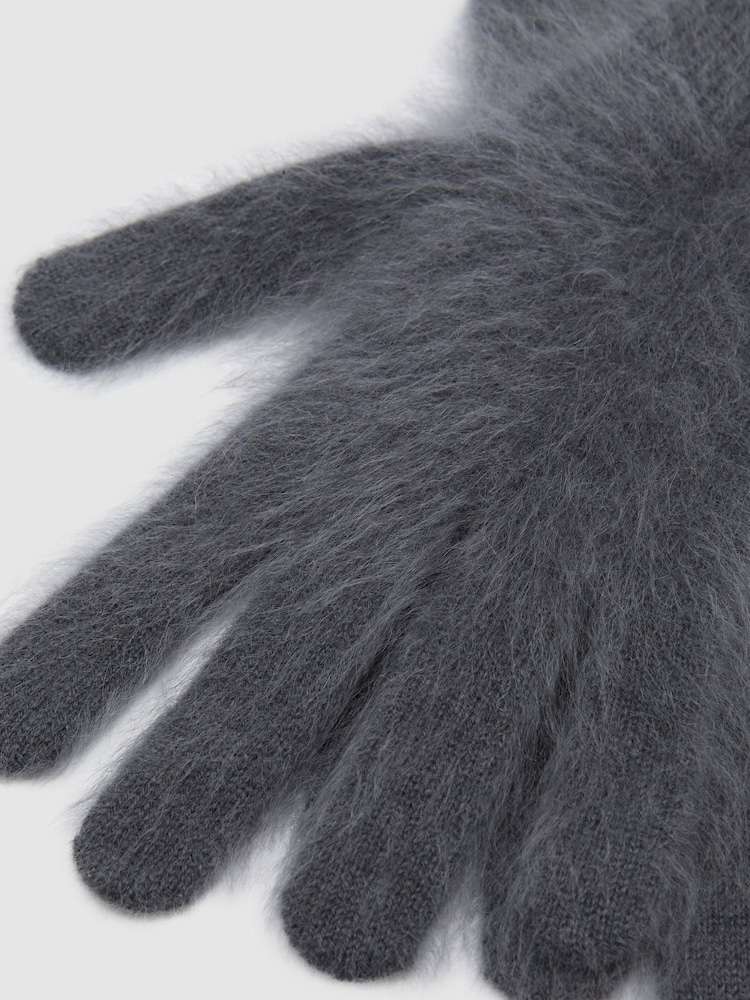 Gris - Guantes de cachemira cepillada Millie de Reiss - Imagen 3 de 3 Gris - Guantes de cachemira cepillada Millie de Reiss - Imagen 3 de 3