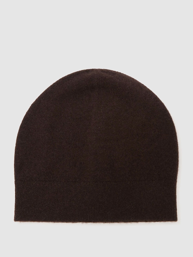 Шоколад - Reiss Mollie 100% Cashmere Beanie - Image 2 of 4