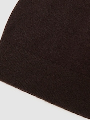 Шоколад - Reiss Mollie 100% Cashmere Beanie - Image 4 of 4