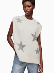 AllSaints White Star Tank - Image 1 of 7