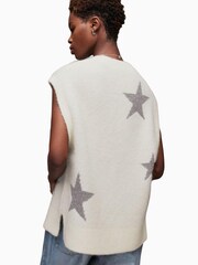 AllSaints White Star Tank - Image 2 of 7