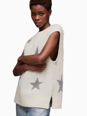 AllSaints White Star Tank - Image 3 of 7